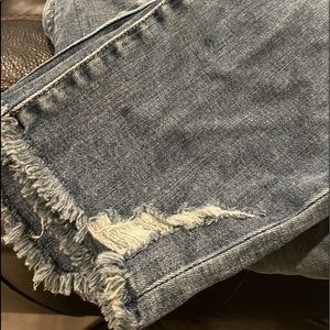 Good American Jeans- worn once. Good Waist Crop